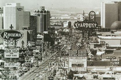 Vintage photo of Las Vegas