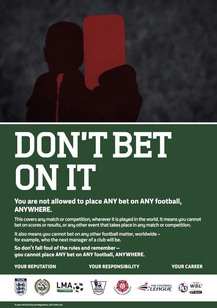 FA poster "Don't Bet on It"